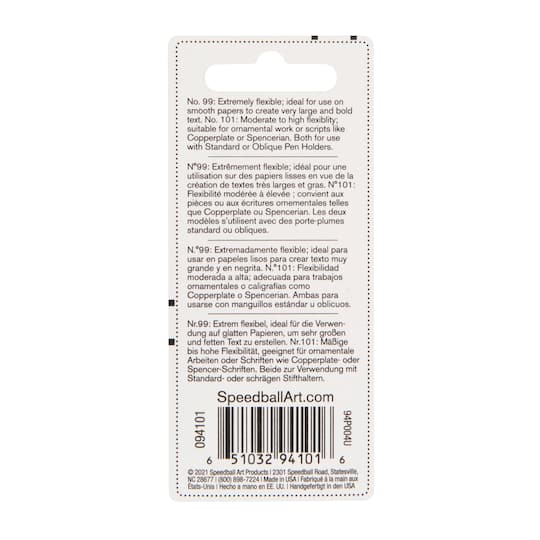 Speedball® Pointed Pen Nib Set, 2ct.